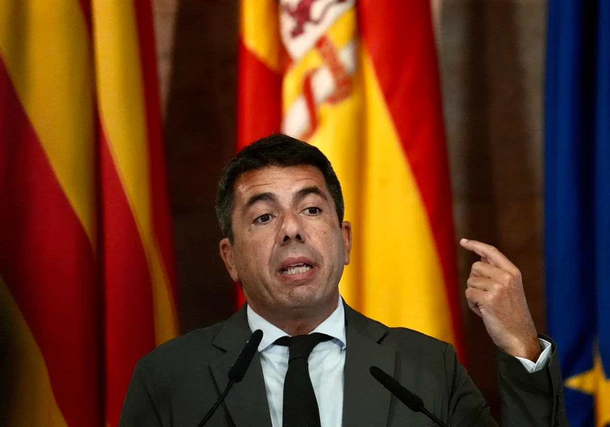 El president de la Generalitat, Carlos Mazón.