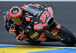 El español Manu González ha cedido el liderato de Moto2.