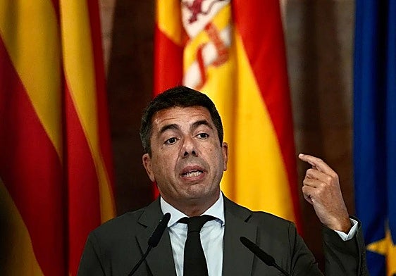 El president de la Generalitat, Carlos Mazón.
