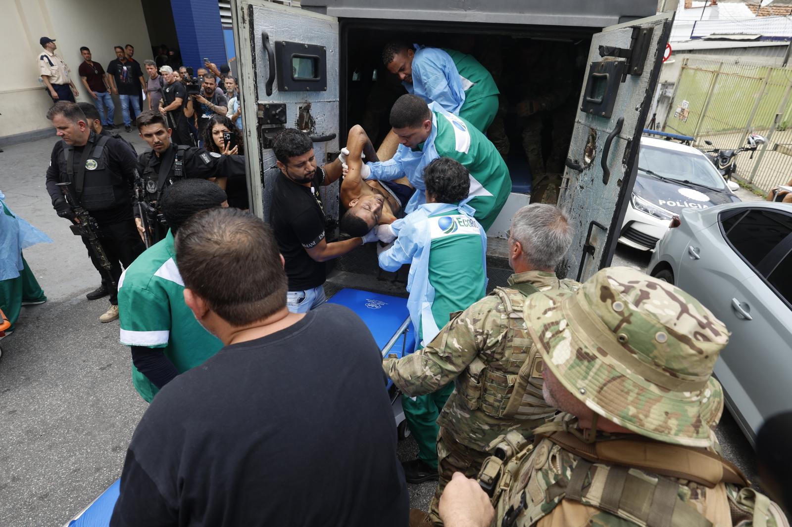 Al menos 64 muertos en las favelas de Río de Janeiro en una macrorredada contra el narcotráfico