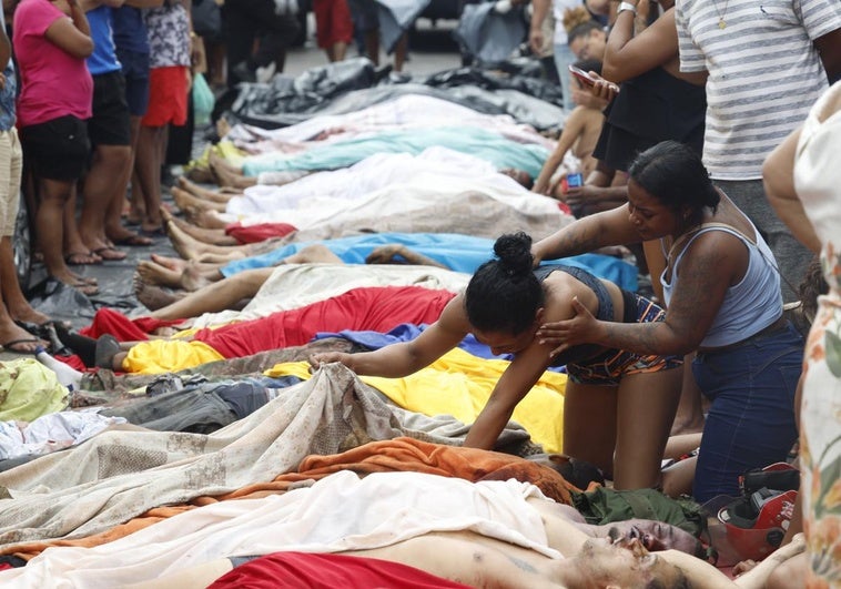 La cifra de muertos en la redada de Río supera los 130 tras la aparición de otros 70 cadáveres en un bosque