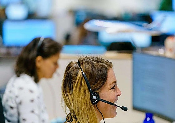 Departamento de atención al cliente de una empresa