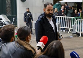 Mariano Moreno a su entrada al Supremo este miércoles