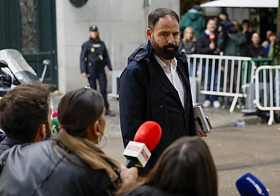 Mariano Moreno a su entrada al Supremo este miércoles