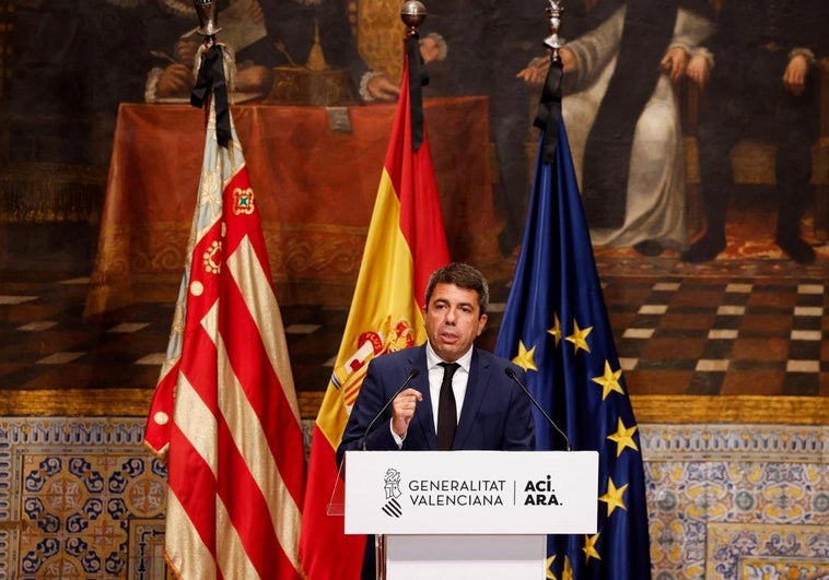 Mazón admite que «hubo cosas que debieron funcionar mejor» en el aniversario de la dana