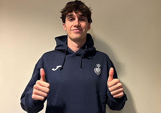 Pablo Urdangarin, en la concentración de la selección española de balonmano en Suecia.