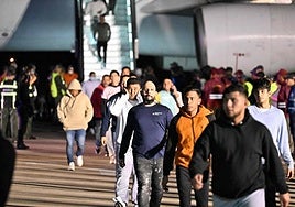 Migrantes venezolanos deportados de Estados Unidos