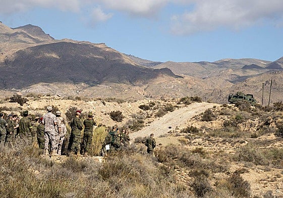 magen del campo de maniobras de La Legión en Viator.