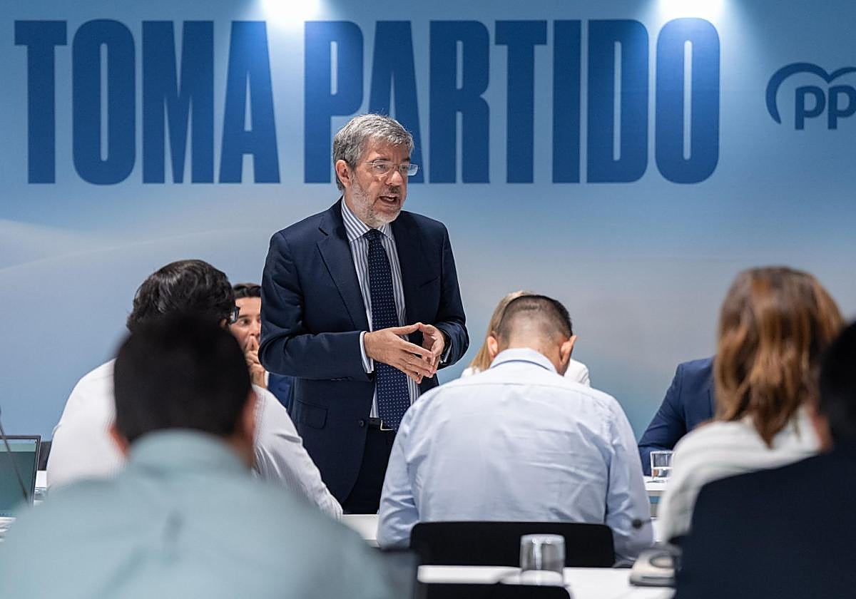 El vicesecretario de Economía del PP, Alberto Nadal.