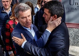 Feijóo y Mazón en una visita del gallego a Valencia.