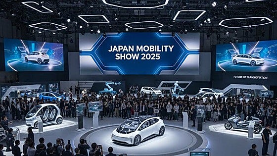 Diseños futuristas en las presentaciones de automóviles en el Japan Mobility Show