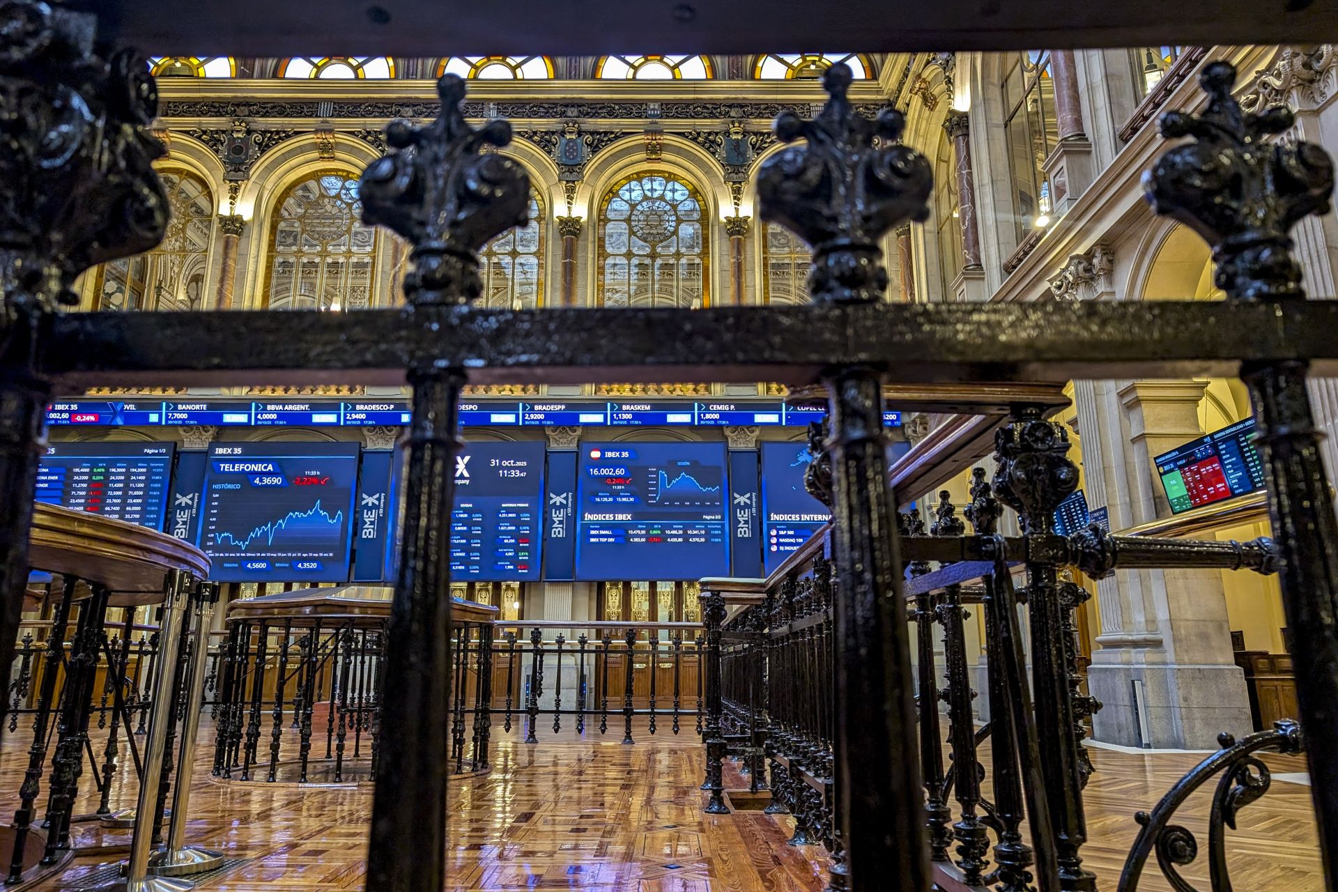 Palacio de la Bolsa en Madrid.