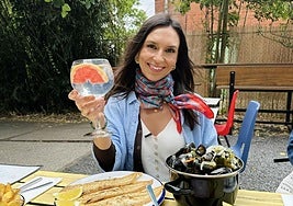 La periodista, en Ámsterdam.