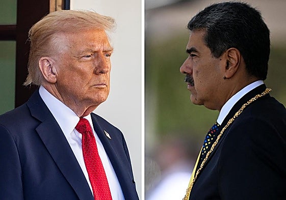 Donald Trump y Nicolás Maduro.