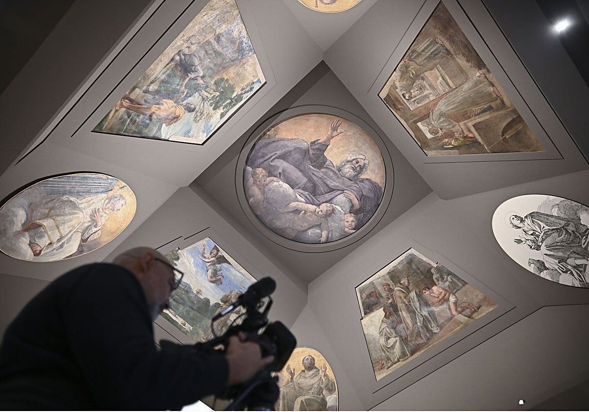 Instalación permanente de las pinturas de Annibale Carracci en el Museo del Prado.