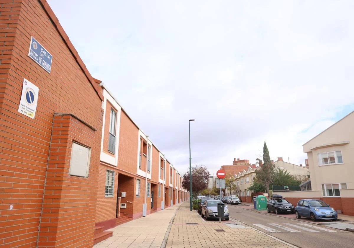 Chalés adosados en la calle Macizo de Gredos.