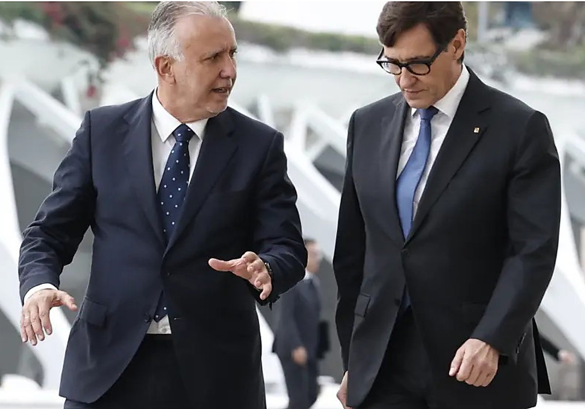 Ángel Víctor Torres y Salvador Illa