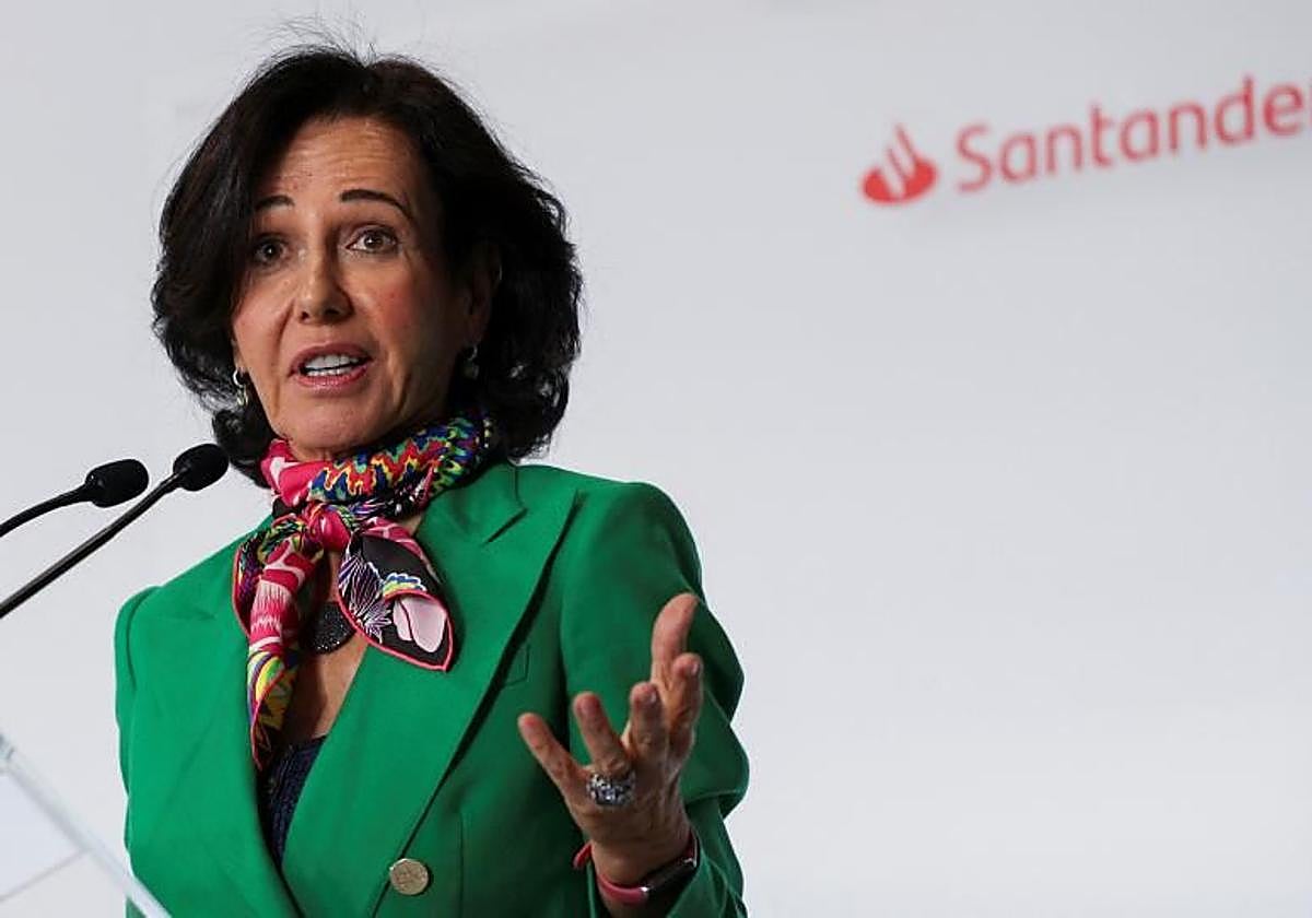 Ana Botín, presidenta de Banco Santander.