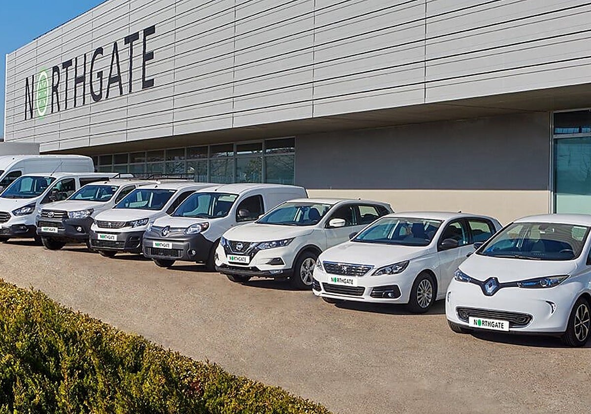 Flota de vehículos de renting