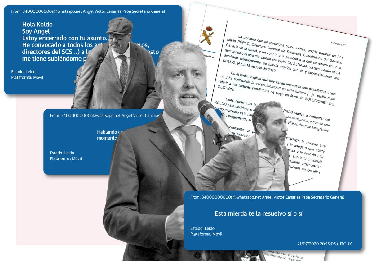 La UCO revela que Ángel Víctor Torres se volcó en ayudar a Aldama: «Esta mierda la resuelvo sí o sí»