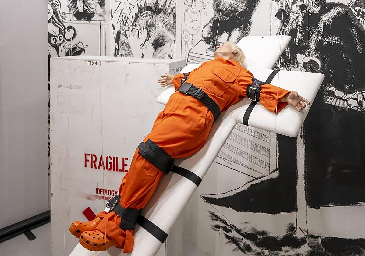 La obra creada por el artista británico Mason Storm.