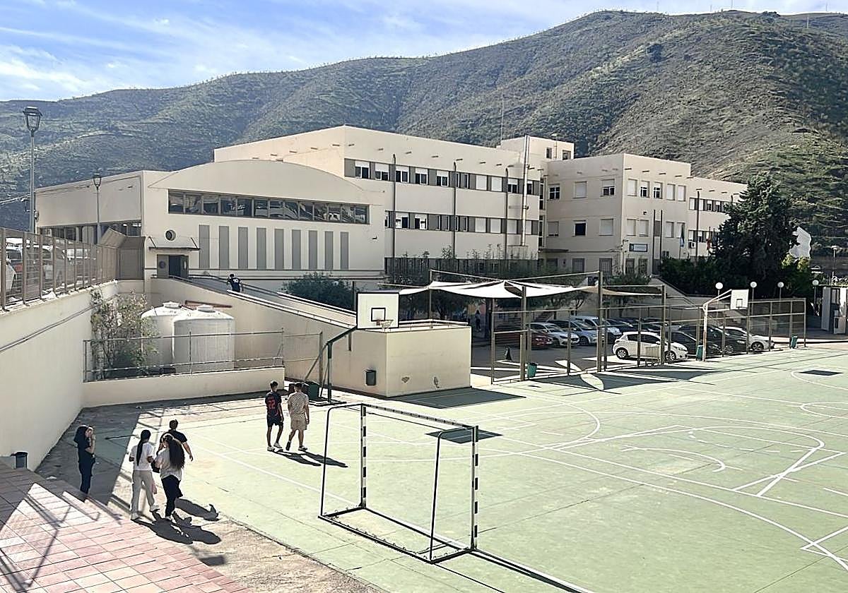 IES La Contraviesa de Albuñol, ayer.