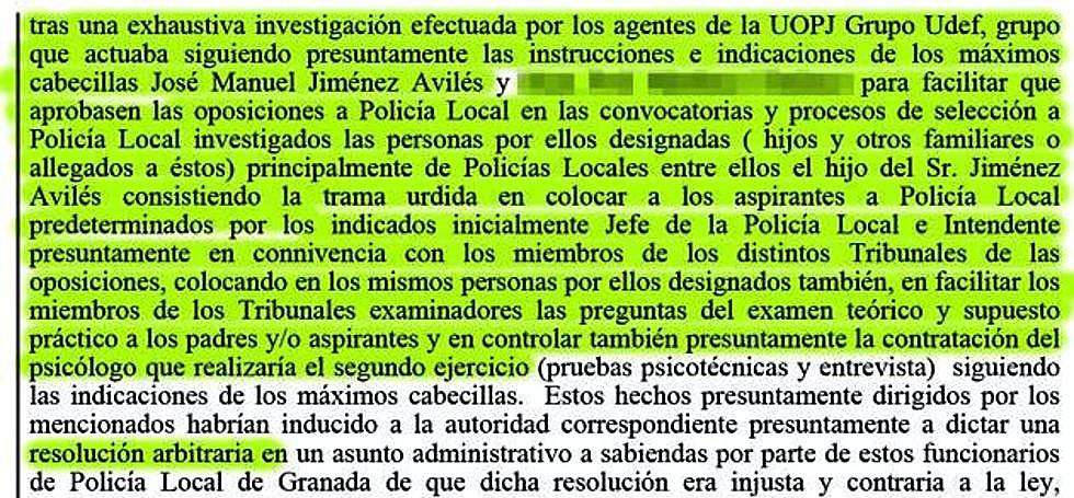 Extractos de las actuaciones que integran la instrucción. Después de nueve meses se ha levantado el secreto de sumario.