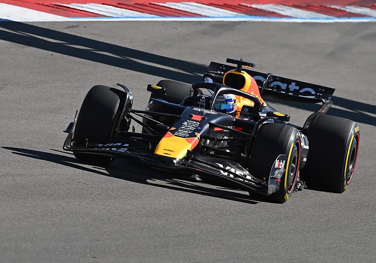 Max Verstappen during the US GP.