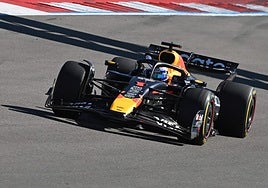 Max Verstappen, durante el GP de EEUU.