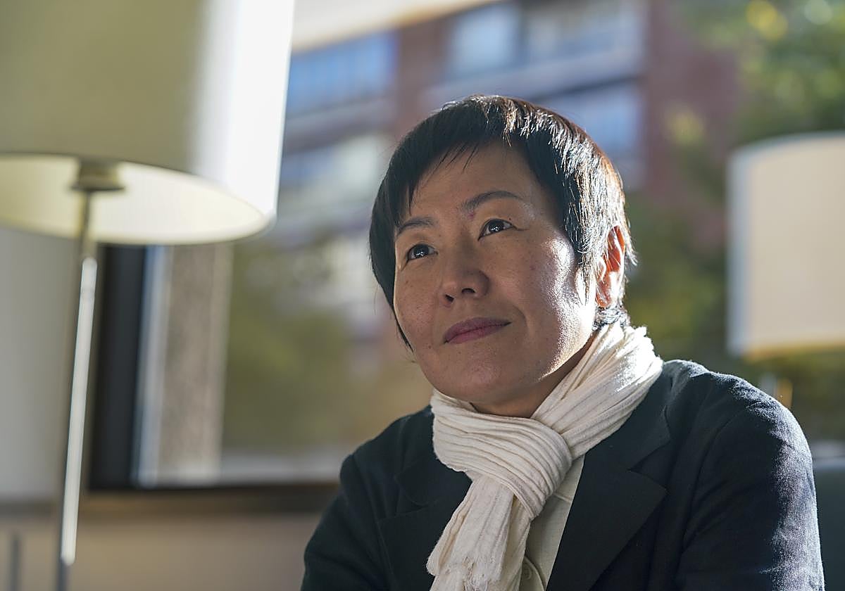 Keum Suk Gendry-Kim during the interview