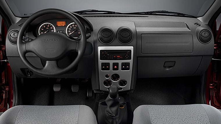 Un salpicadero de una sola pieza