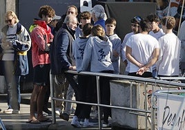 El rey emérito, en Sanxenxo