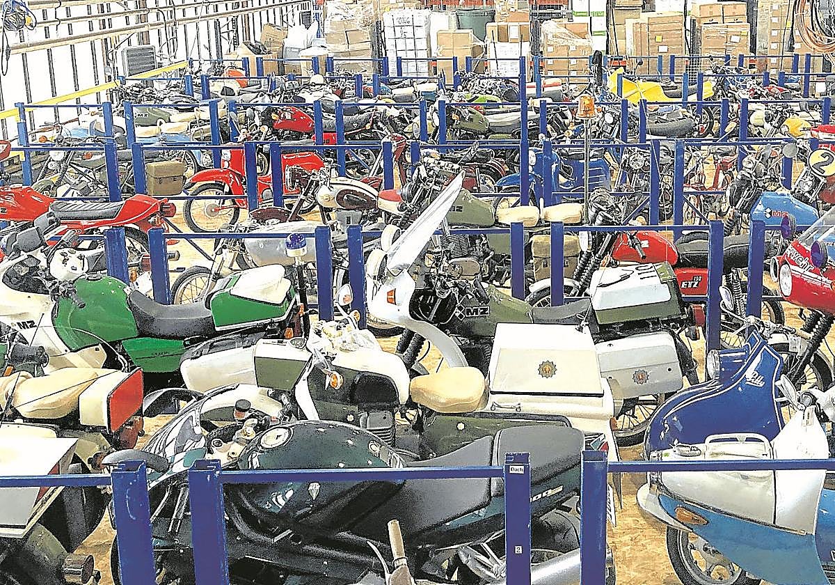 La impresionante colección de motocicletas de la RDA.