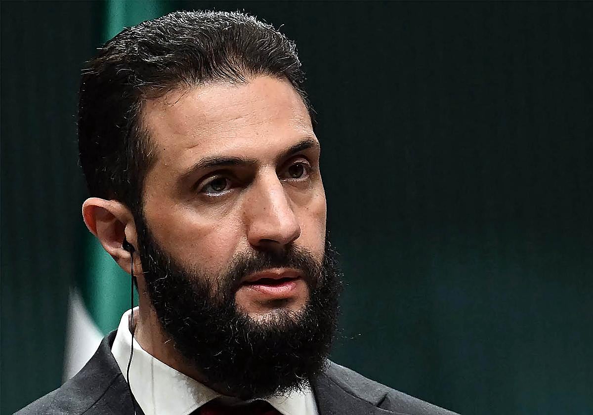 Ahmed al-Shara, actual presidente de Siria.