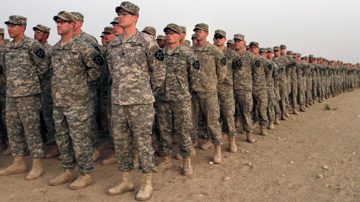 Imagen de archivo de varios militares norteamericanos.