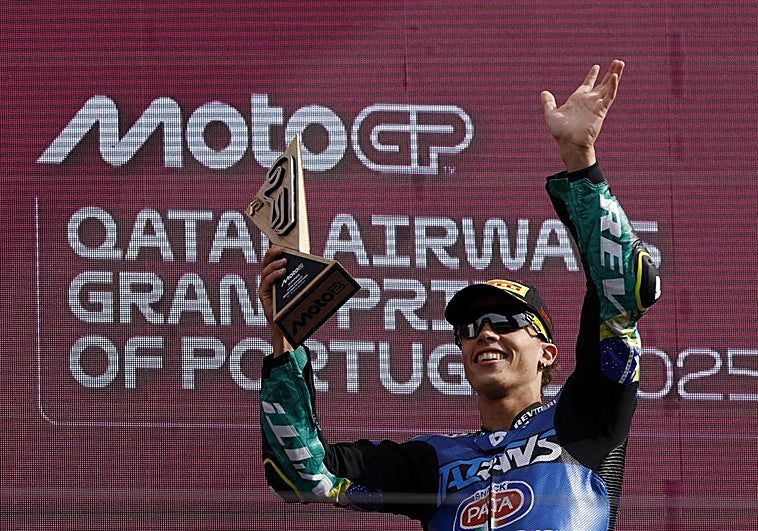 Diogo Moreira se queda a un punto de ser campeón de Moto2