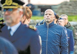 El ministro de Defensa belga, Theo Francken, en un homenaje a los caídos en la Segunda Guerra Mundial.