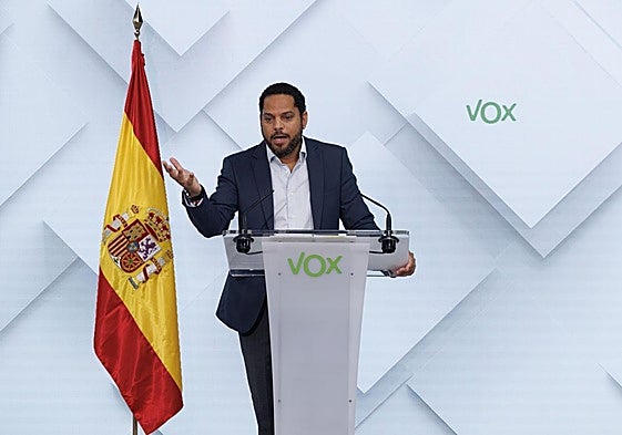 El secretario general de Vox, Ignacio Garriga.