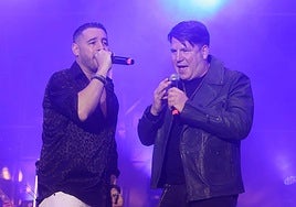 Andy y Lucas, en un concierto