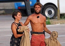 Anita y Montoya tras 'Supervivientes'.