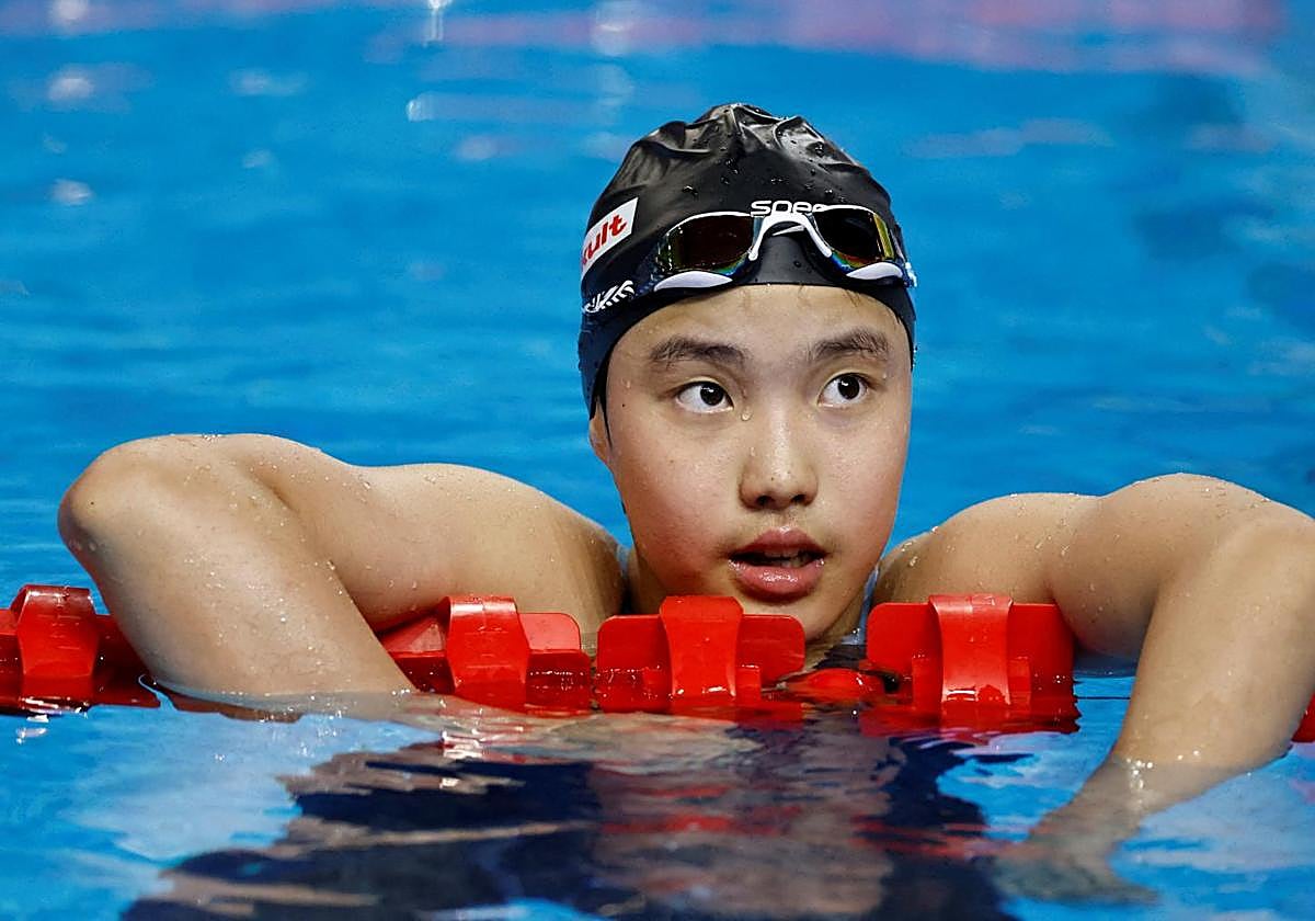 Yu Zidi at the recent World Championships in Singapore.