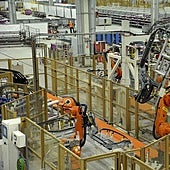 Fotografía facilitada por BMW de sus instalaciones en Leipzig