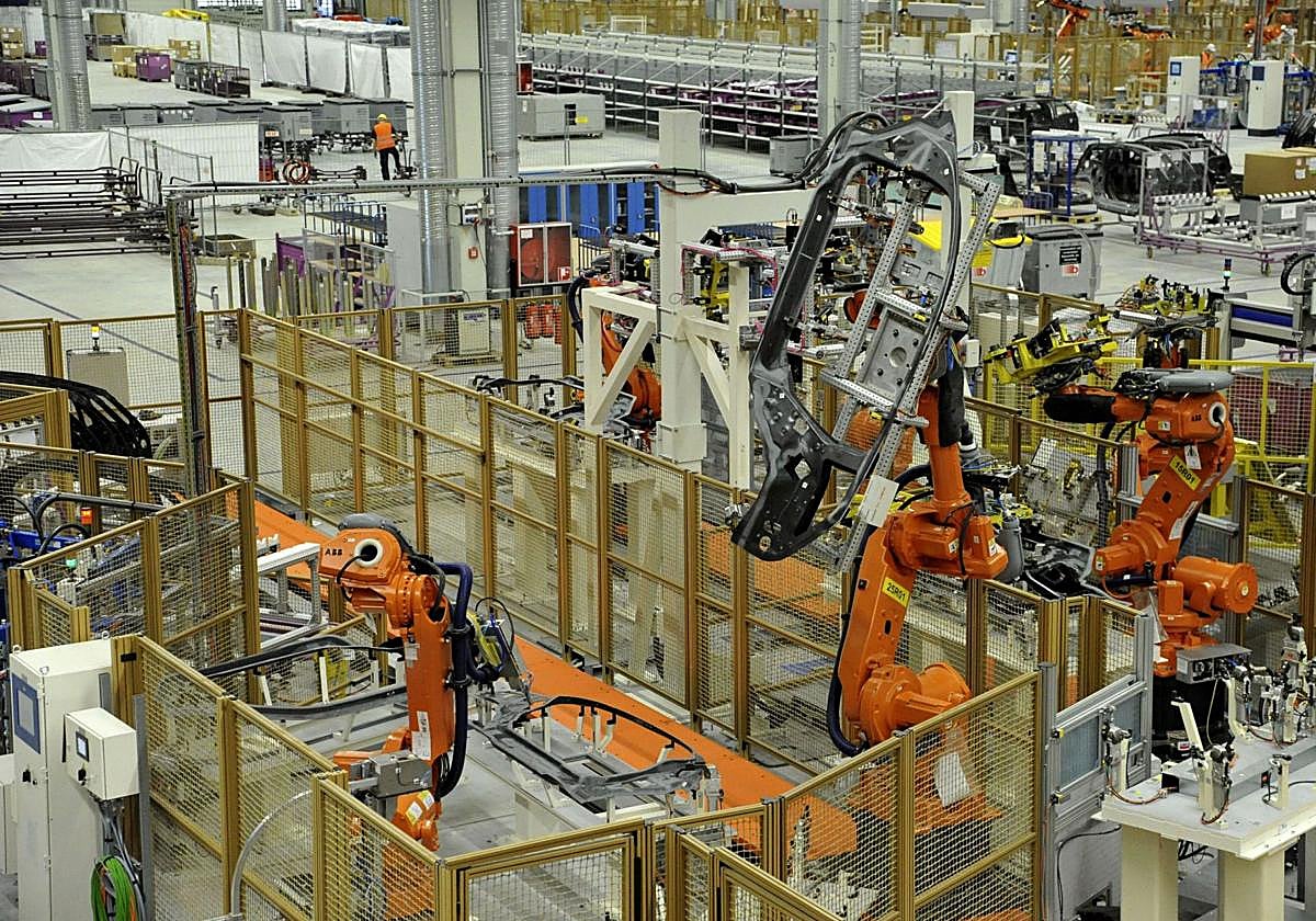 Fotografía facilitada por BMW de sus instalaciones en Leipzig