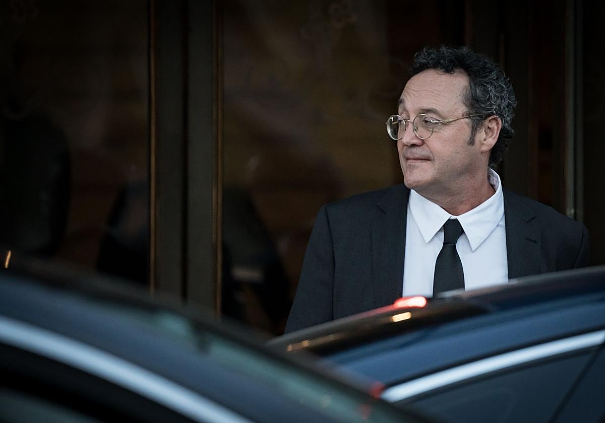 El fiscal general del Estado, Álvaro García Ortiz, a su salida del Tribunal Supremo.