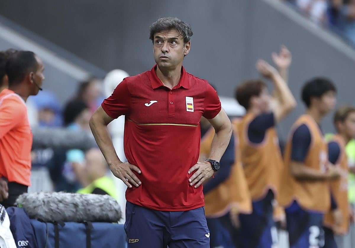 Santi Denia, durante los Juegos de París 2024.