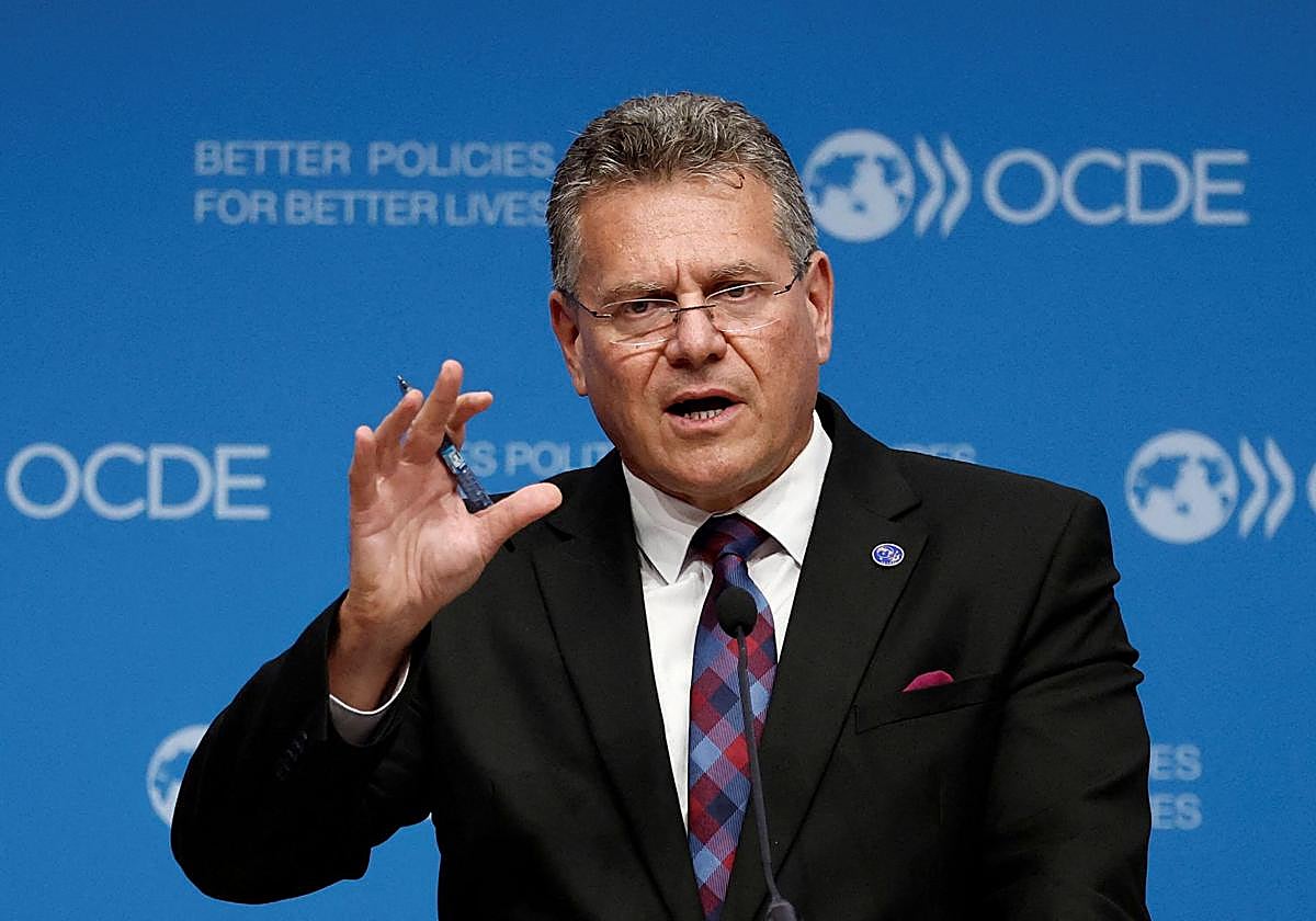 El comisario europeo de Comercio, Maros Sefcovic.