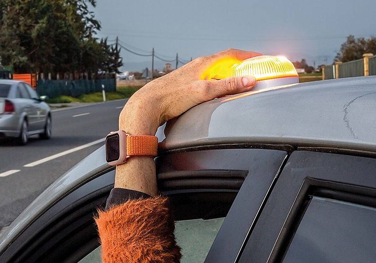 La baliza sustituye a los tradicionales triángulos de emergencia