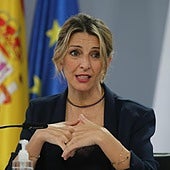 La vicepresidenta segunda del Gobierno, Yolanda Díaz.