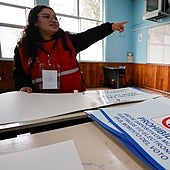 Imagen de uno de los centros de votación.