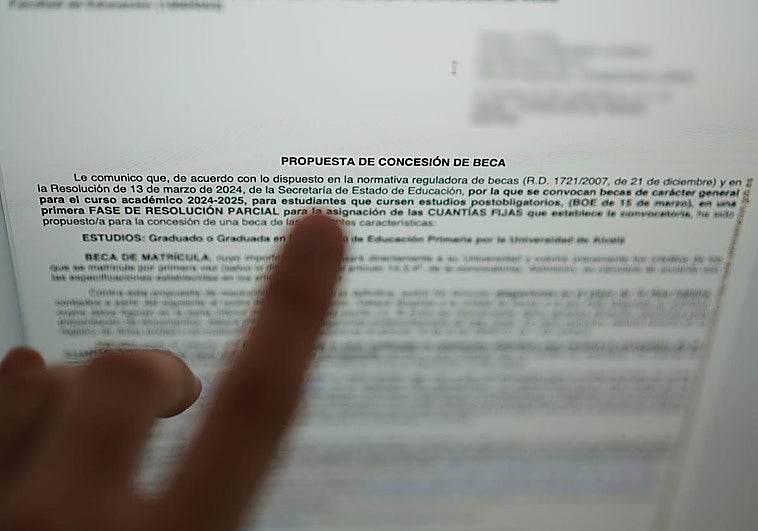 Educación pagará parte de la beca aunque el universitario no se matricule todo el curso